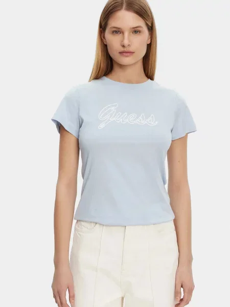 Футболка Guess блакитна