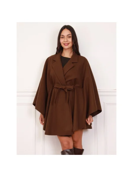 Palton La Modeuse maro