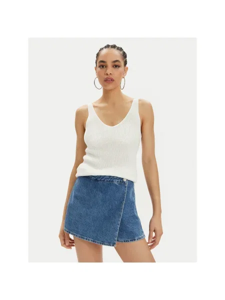 Vero Moda Felső New Lex Sun Regular Fit fehér