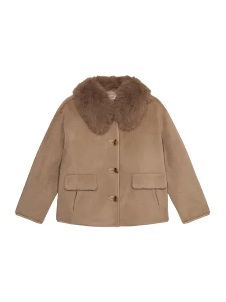 Krótki płaszcz Oltre beżowy