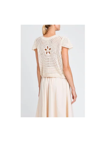 Sweter Twinset beżowy