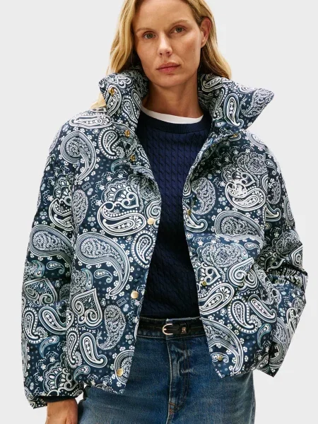 Пуховик Tommy Hilfiger синій
