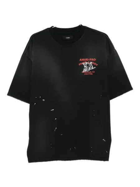Тениска Amiri с принт черно
