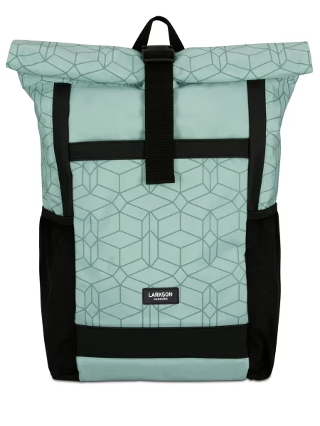 LARKSON Rucsac No 2 verde mentă negru