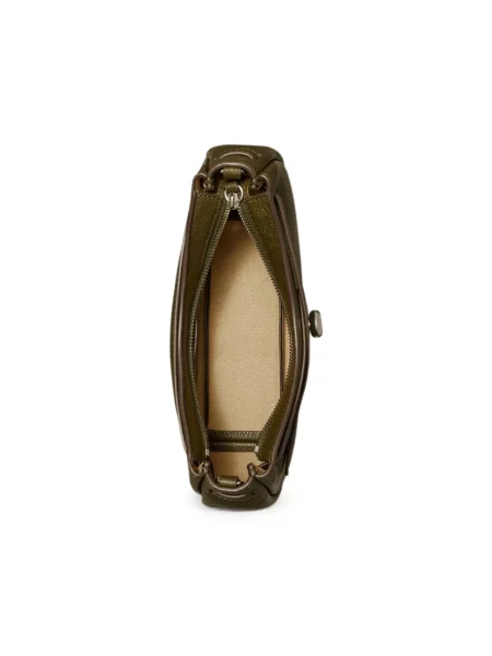 Top Tory Burch skórzany zielony