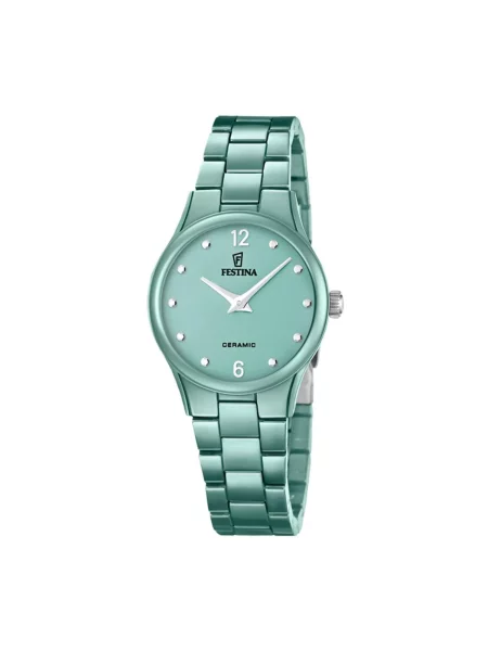 FESTINA Analogové hodinky Watch Ceramic' zelená