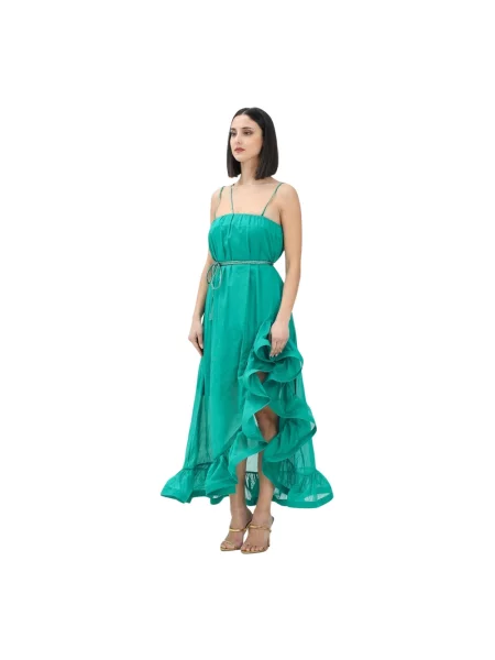 Sukienka maxi Simona Corsellini zielona