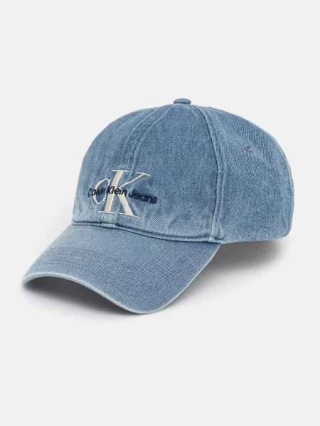 Jeans baseball kapa Calvin Klein Jeans modra