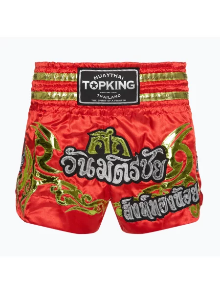 Spodenki treningowe Top King Kickboxing red czerwone