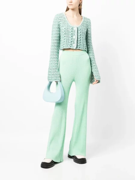 Cardigan Marco Rambaldi tricotate verde