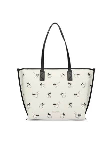 Karl Lagerfeld kabelka typu shopper dámska IKON biela