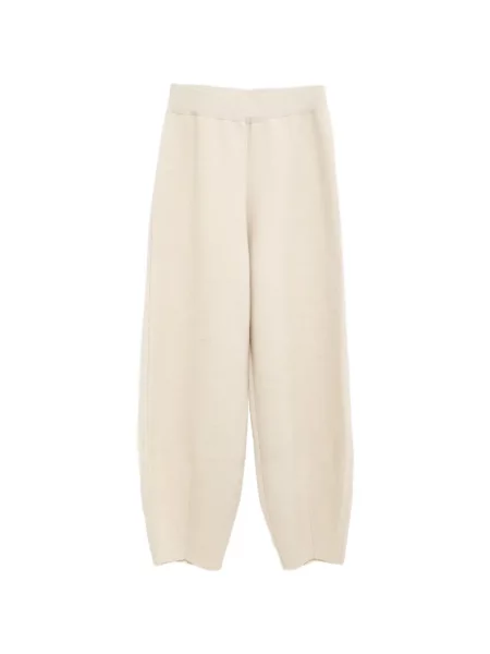Pantaloni Lauren Manoogian conici alb