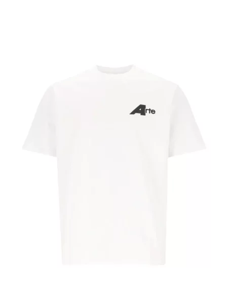 Tricou Arte Antwerp cu imagine alb