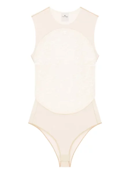 Body Courreges koronkowy