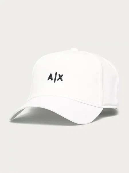 Шапка Armani Exchange бяло