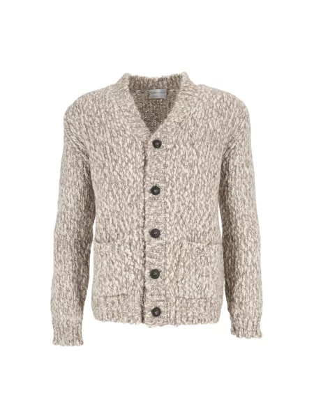 Kardigan Settefili Cashmere z kaszmiru szary
