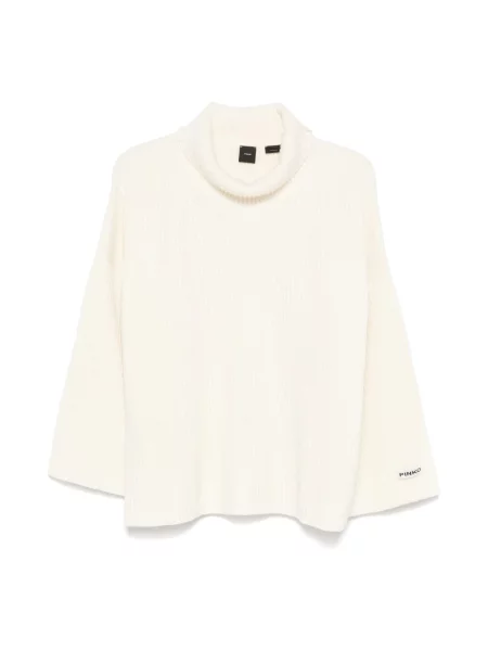 Sweter Pinko z kaszmiru biały