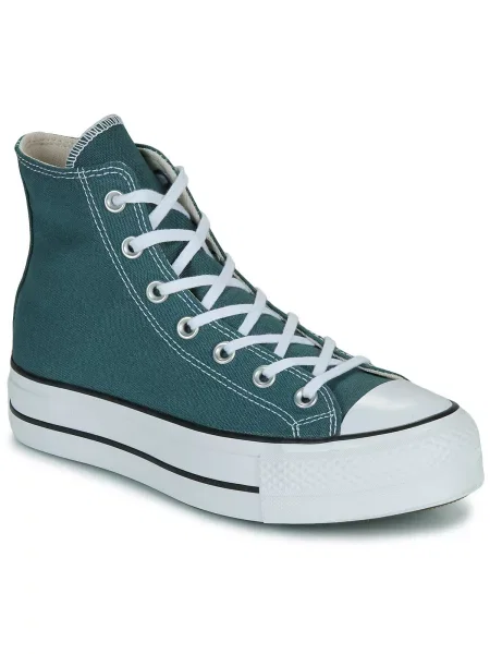 Superge Converse Chuck Taylor All Star s platformo zelena