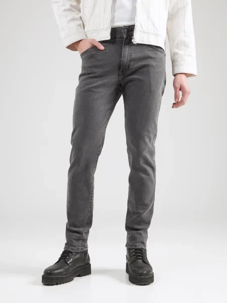 WRANGLER Jeans LARSTON negru denim gri