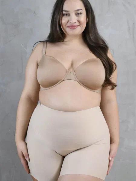 Корректирующие трусики-бермуды бежеві