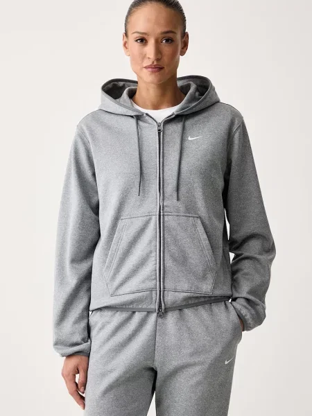 Nike bluza treningowa Studio Fleece Therma-FIT szara