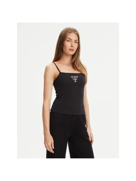Guess Top Regular Fit črna