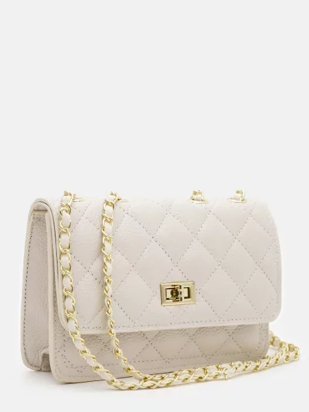 Borsa Leather Клатч Шкіра білий