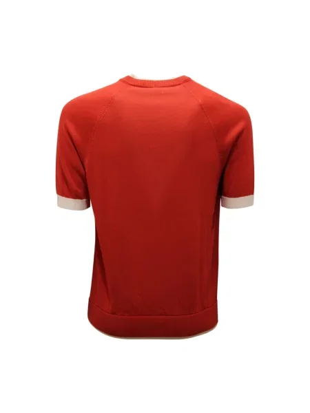 Dzianinowy sweter Eleventy czerwony