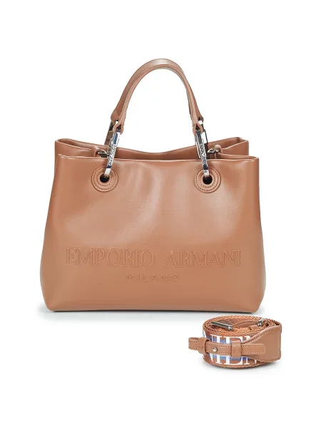 Geantă de mână Emporio Armani maro
