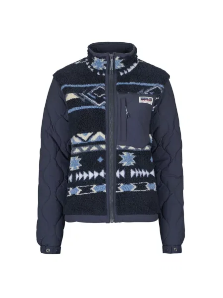 Fleecová bunda Superdry modrá