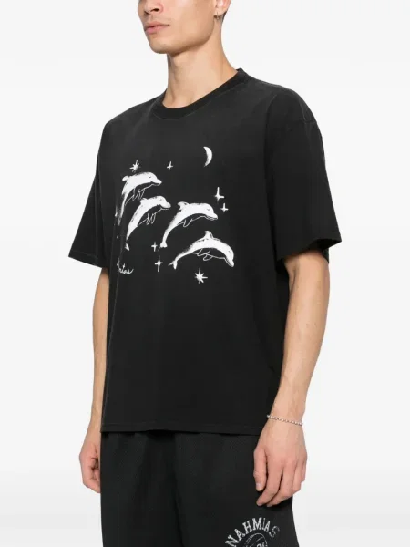 Tricou Nahmias cu imagine negru