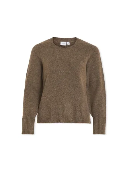 Pulover Vila tricotate maro