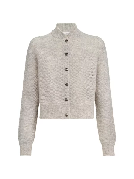 Cardigan Brunello Cucinelli tricotate gri