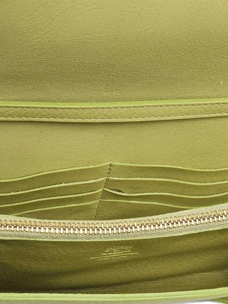 Kopertówka Il Bisonte skórzana zielona