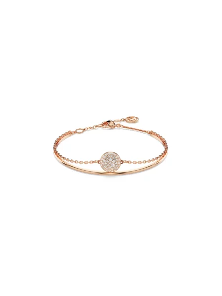 Bransoletka Swarovski elegancka różowa