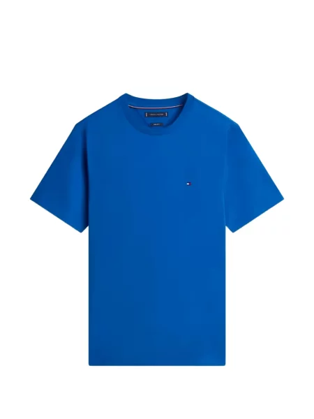 Tričko Tommy Hilfiger s autogramem modré