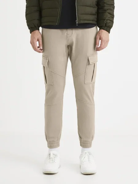 Pantaloni Celio casual bej