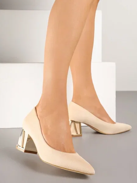 Pantofi cu Arvisin bej