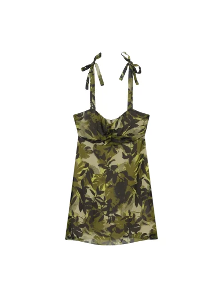 Sukienka Armani Exchange z falbankami