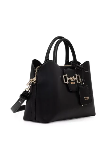 Geantă shopper Guess din piele negru