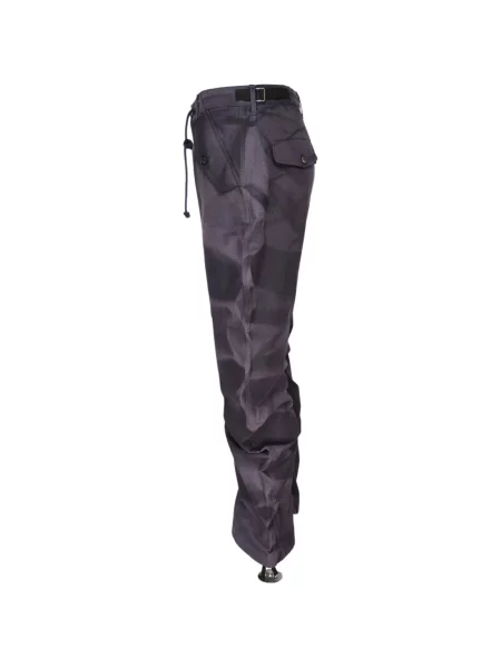Pantaloni Jiyongkim cu cordon albastru