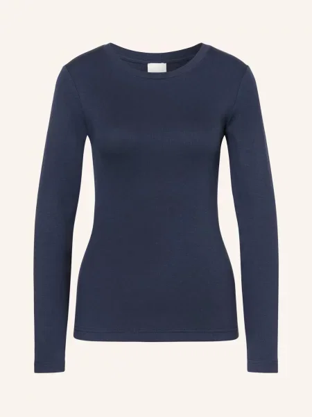Mey Koszulka Od Piżamy Z Serii Modern Rib blau granatowa