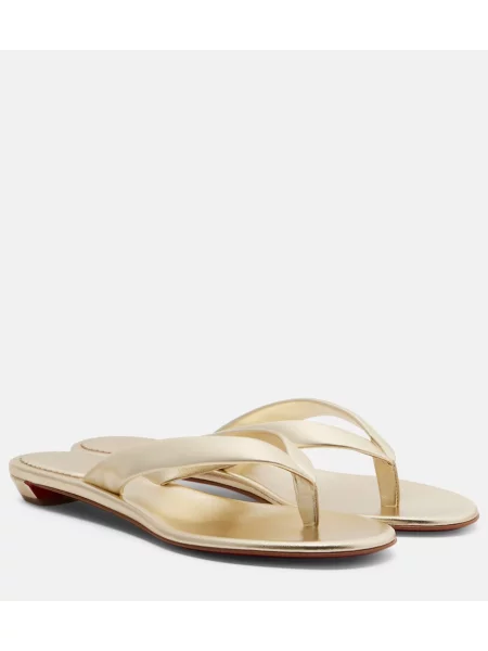 Chiloți tanga Christian Louboutin din piele