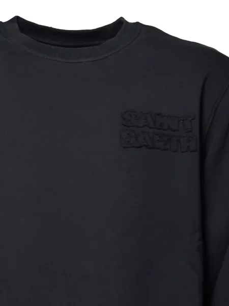 Hanorac Mc2 Saint Barth cu broderie negru