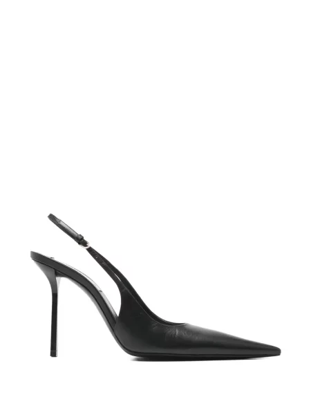Pantofi cu toc Victoria Beckham din piele slingback negru