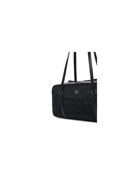 Calvin Klein Rankinė Quilted Nylon 2X Strap Camerabag juoda