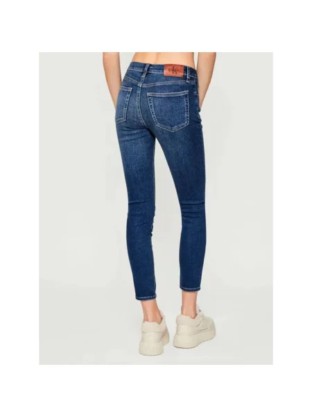 Skinny fit džínsy Calvin Klein Jeans skinny fit modrá