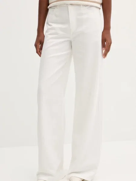 Marella pantaloni Emme by Marella lat high waist bej