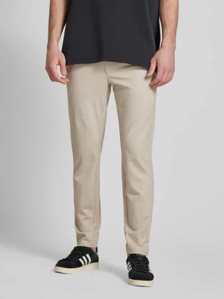Jeansy o kroju slim fit z dodatkiem streczu model Mark' Only & Sons białe