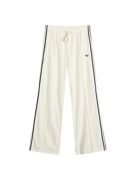 Spodnie Adidas do biegania frotte białe